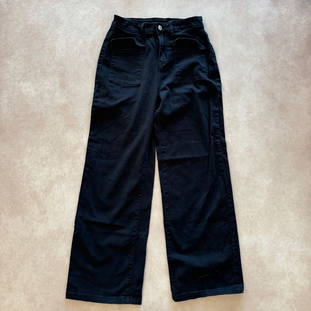Black Wide Leg Pants • size 6